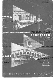 Bell and Howell Sportster (2x8) Models manual. Camera Instructions.